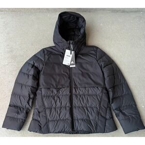 Adidas Womens Puffer Jacket Black Urban Traveer Cold RDY 600 Fill Down Size L
